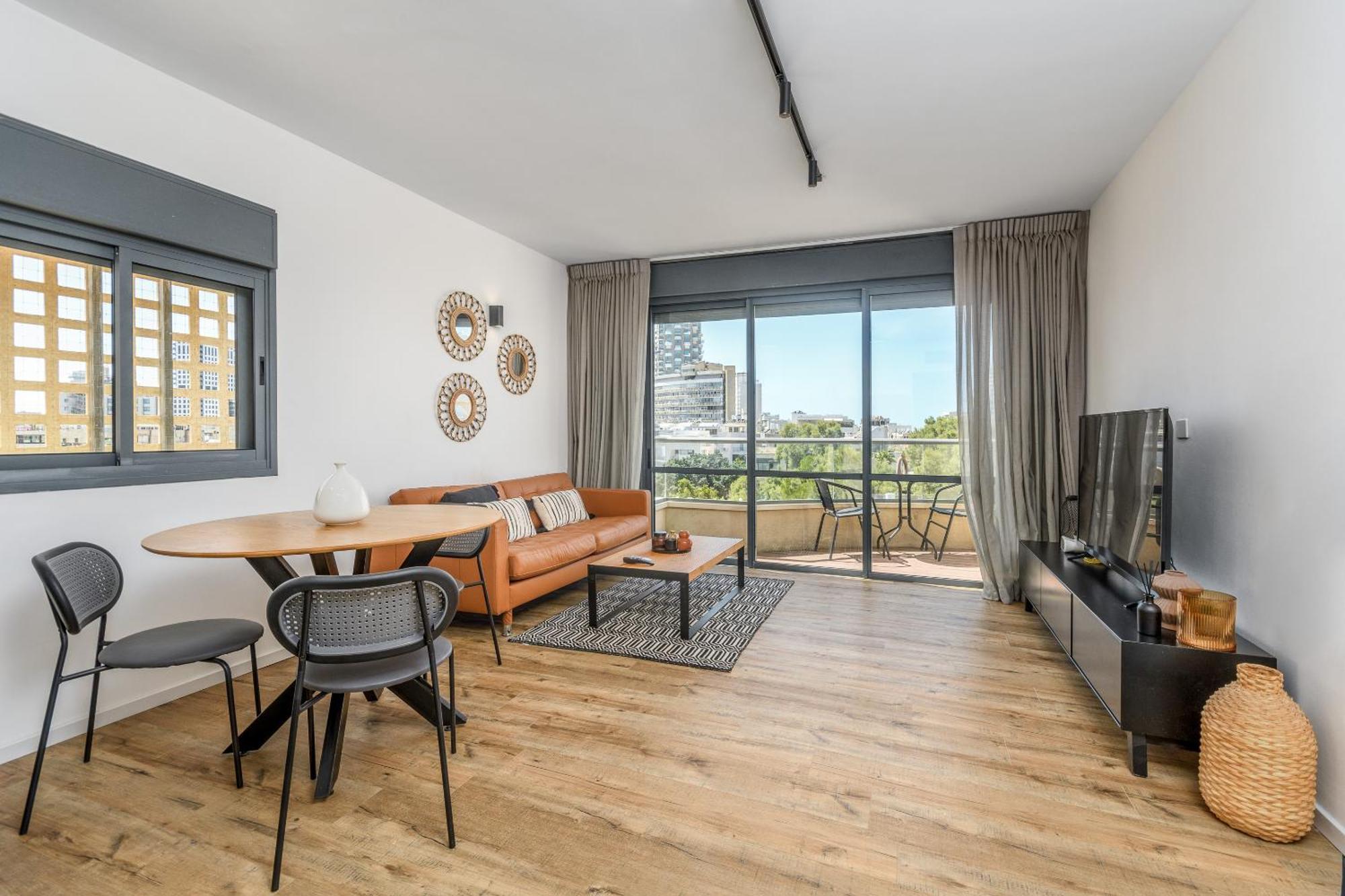 Апартаменты Modern & Sunny 1 Bdr W Balcony And Parking Тель-Авив Экстерьер фото